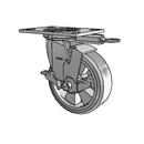 4.06109.4E5 MTG52 BRK7 Colson Swivel Caster