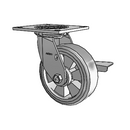 4.06109.4E9 MTG4 BRK3 Colson Swivel Caster