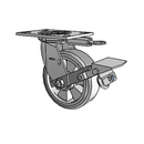 4.06109.4E9 MTG52 BRK1 Colson Swivel Caster