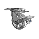 4.06109.4E9 MTG62 BRK1 Colson Swivel Caster