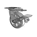 4.06109.4F1 MTG51 BRK1 Colson Swivel Caster