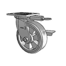 4.06109.4F1 MTG51 BRK3 LH7.25 WB11 Colson Swivel Caster