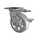 4.06109.4F1 MTG51 BRK3 WB11 Colson Swivel Caster