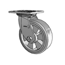 4.06109.4F1 SEAL LH7.25 Colson Swivel Caster