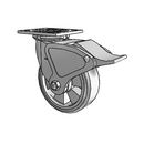 4.06109.4F5 BRK4 Colson Swivel Caster