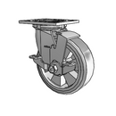 4.06109.4F5 BRK7 LH7.25 Colson Swivel Caster