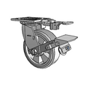 4.06109.4F5 MTG81 BRK1 Colson Swivel Caster