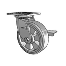 4.06109.4F9 BRK3 LH7.25 Colson Swivel Caster
