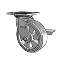 4.06109.4F9 BRK3 SEAL LH7.25 Colson Swivel Caster