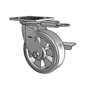 4.06109.4F9 MTG51 BRK3 Colson Swivel Caster