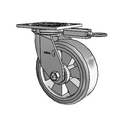 4.06109.4F9 MTG51 LH7.25 Colson Swivel Caster