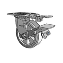 4.06109.4F9 MTG81 BRK1 LH7.25 Colson Swivel Caster