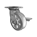 4.06109.4F9 SS BRK3 SEAL Colson Stainless Steel Swivel Caster