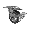 4.06109.4P5.2 MTG54 BRK1 Colson Swivel Caster