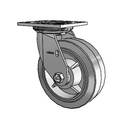 4.06109.4P5 SEAL LH7.25 Colson Swivel Caster
