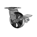 4.06109.531 BRK1 Colson Swivel Caster