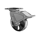 4.06109.531 BRK4 Colson Swivel Caster