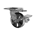 4.06109.534 MTG54 BRK1 Colson Swivel Caster