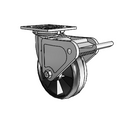 4.06109.534 SS BRK2 Colson Stainless Steel Swivel Caster