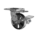 4.06109.535 MTG64 BRK1 Colson Swivel Caster