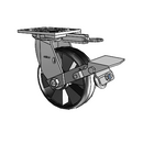 4.06109.539 MTG61 BRK1 Colson Swivel Caster