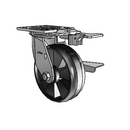 4.06109.539 SS BRK3 MTG81 Colson Stainless Steel Swivel Caster