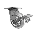 4.06109.551 BRK1 SEAL LH7.25 Colson Swivel Caster