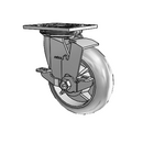4.06109.551 BRK7 SEAL LH7.25 Colson Swivel Caster