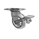 4.06109.551 MTG2 BRK1 SEAL LH7.25 Colson Swivel Caster
