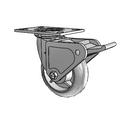 4.06109.551 MTG2 BRK2 Colson Swivel Caster