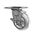 4.06109.551 MTG4 BRK7 SEAL LH7.25 Colson Swivel Caster
