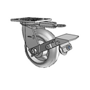 4.06109.551 MTG51 BRK1 LH7.25 Colson Swivel Caster