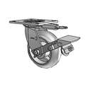 4.06109.551 MTG54 BRK1 LH7.25 Colson Swivel Caster