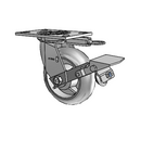 4.06109.555 MTG52 BRK1 LH7.25 Colson Swivel Caster