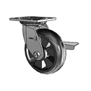 4.06109.5B1 BRK3 SEAL LH7.25 WB11 Colson Swivel Caster