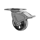 4.06109.5B1 MTG2 BRK4 Colson Swivel Caster