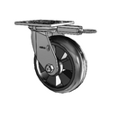4.06109.5B1 MTG51 LH7.25 Colson Swivel Caster