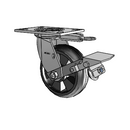 4.06109.5B1 MTG52 BRK1 Colson Swivel Caster