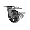 4.06109.5B1 MTG61 BRK1 Colson Swivel Caster