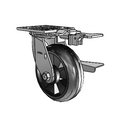 4.06109.5B1 SS BRK3 MTG81 WB11 Colson Stainless Steel Swivel Caster
