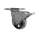 4.06109.5B5 MTG2 BRK2 Colson Swivel Caster