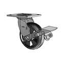 4.06109.5B5 MTG4 BRK1 Colson Swivel Caster