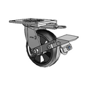 4.06109.5B5 MTG64 BRK1 LH7.25 Colson Swivel Caster