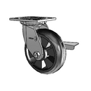 4.06109.5B9 BRK3 LH7.25 Colson Swivel Caster