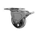 4.06109.5B9 MTG2 BRK2 LH7.25 Colson Swivel Caster