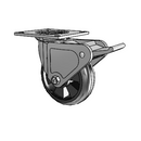 4.06109.5B9 MTG4 BRK2 LH7.25 Colson Swivel Caster