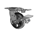 4.06109.5B9 MTG81 BRK1 Colson Swivel Caster