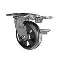 4.06109.5B9 MTG81 BRK3 LH7.25 Colson Swivel Caster