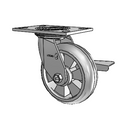 4.06109.5E1 MTG2 BRK3 SEAL LH7.25 WB11 Colson Swivel Caster