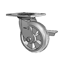 4.06109.5E1 MTG4 BRK3 SEAL LH7.25 WB11 Colson Swivel Caster